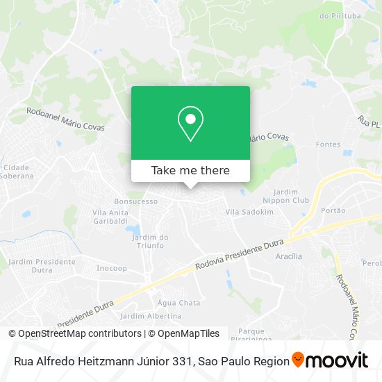 Rua Alfredo Heitzmann Júnior 331 map
