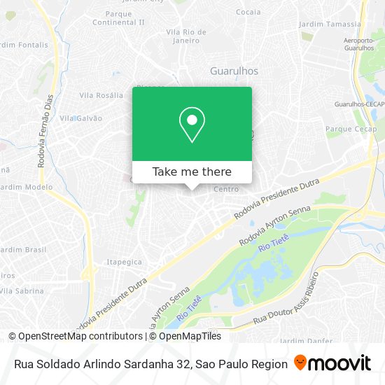 Rua Soldado Arlindo Sardanha 32 map