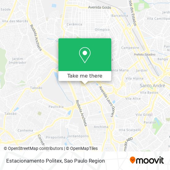 Estacionamento Politex map