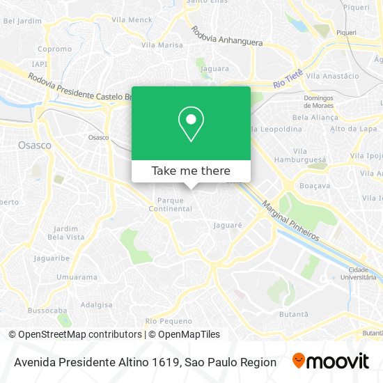 Avenida Presidente Altino 1619 map