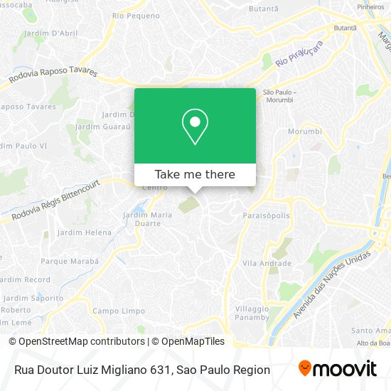 Rua Doutor Luiz Migliano  631 map