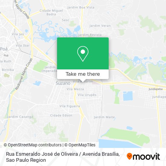 Rua Esmeraldo José de Oliveira / Avenida Brasília map