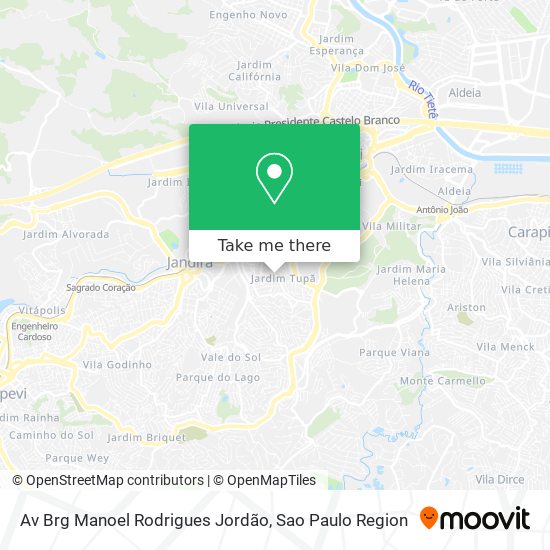 Av  Brg  Manoel Rodrigues Jordão map