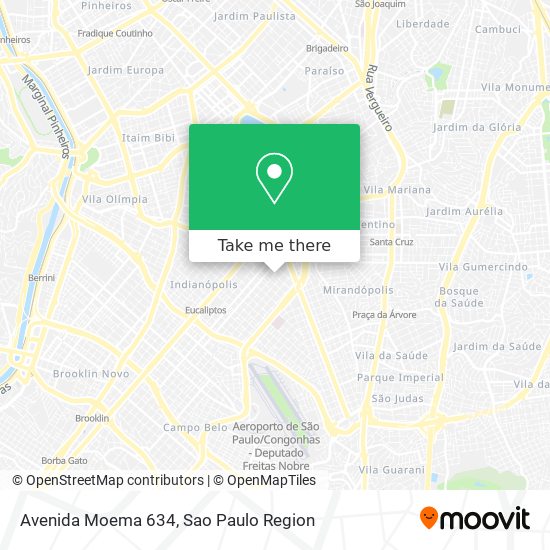 Avenida Moema 634 map