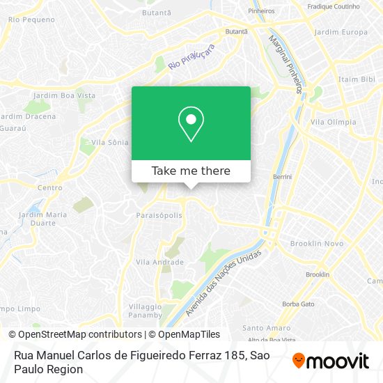 Rua Manuel Carlos de Figueiredo Ferraz 185 map