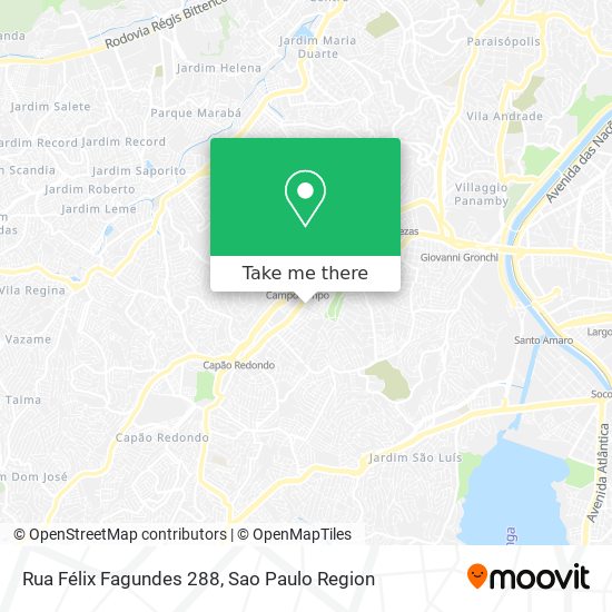 Rua Félix Fagundes 288 map