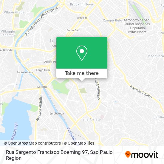 Mapa Rua Sargento Francisco Boeming 97