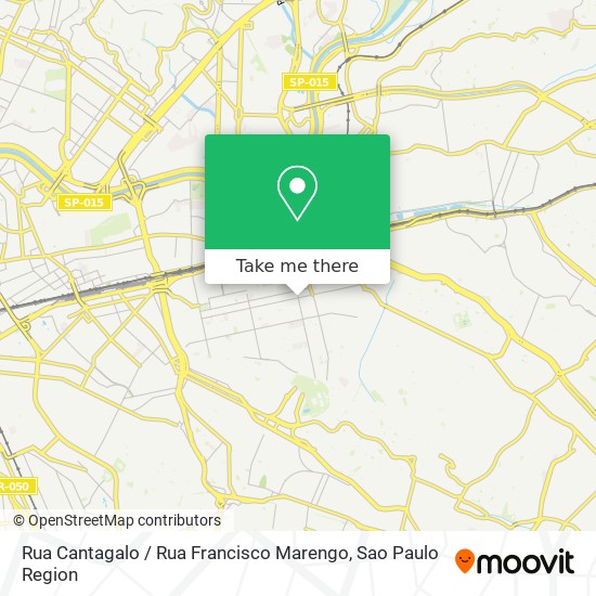 Rua Cantagalo / Rua Francisco Marengo map