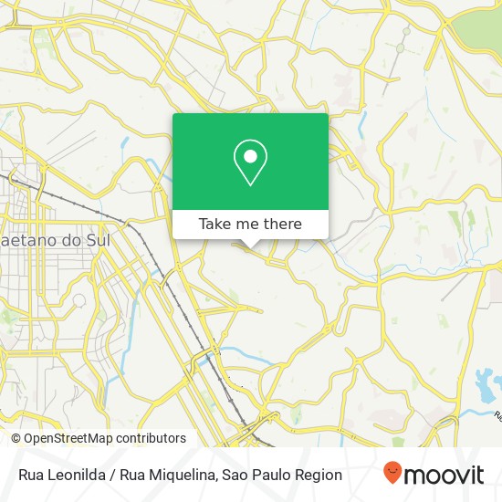 Rua Leonilda / Rua Miquelina map