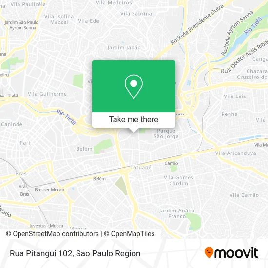 Rua Pitangui 102 map
