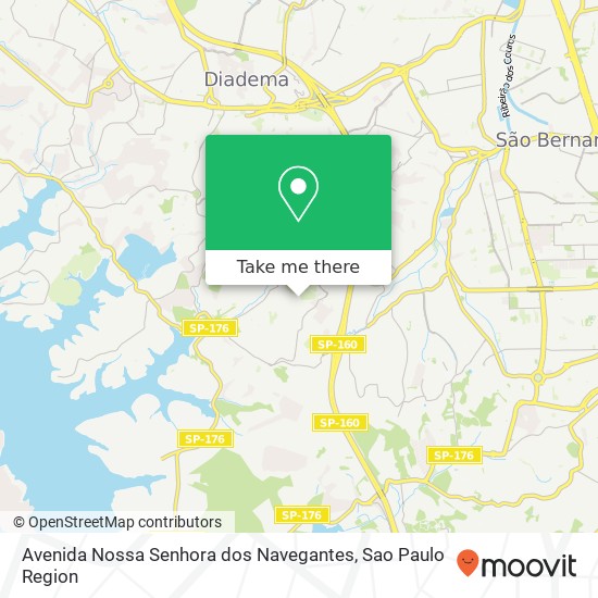 Avenida Nossa Senhora dos Navegantes map