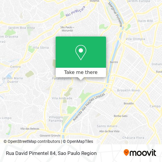 Mapa Rua David Pimentel 84