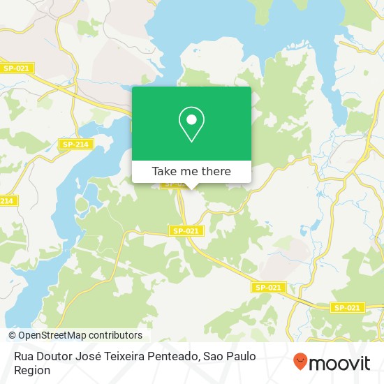 Mapa Rua Doutor José Teixeira Penteado