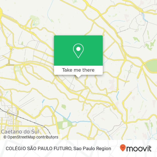 Mapa COLÉGIO SÃO PAULO FUTURO