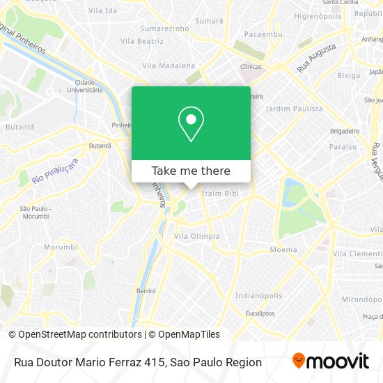 Mapa Rua Doutor Mario Ferraz 415