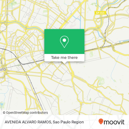 AVENIDA ALVARO RAMOS map