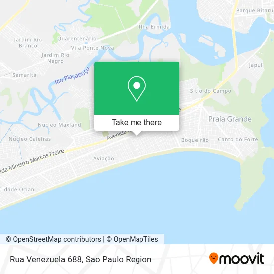 Rua Venezuela 688 map