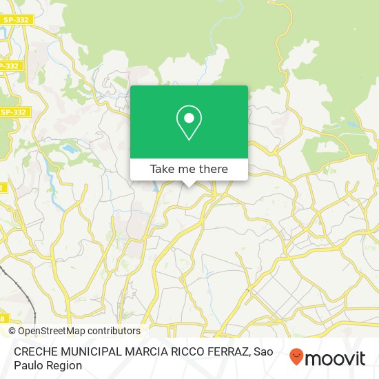 Mapa CRECHE MUNICIPAL MARCIA RICCO FERRAZ