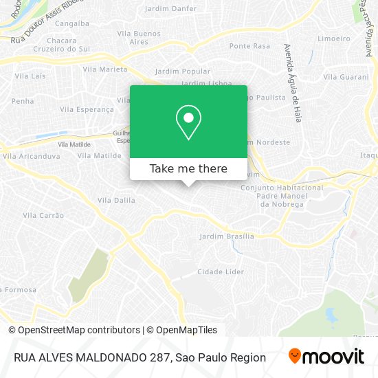 RUA ALVES MALDONADO 287 map