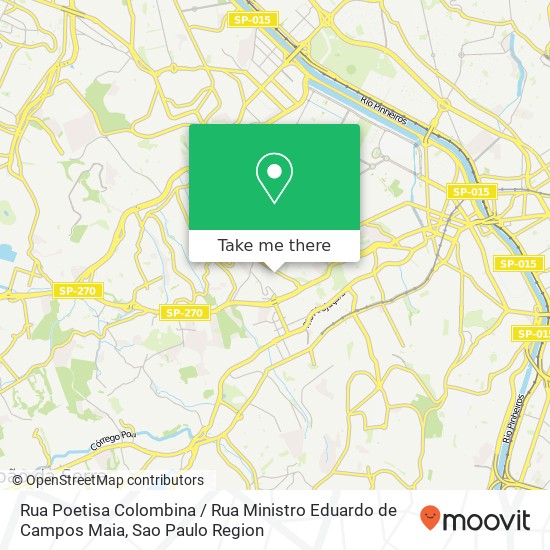 Rua Poetisa Colombina / Rua Ministro Eduardo de Campos Maia map