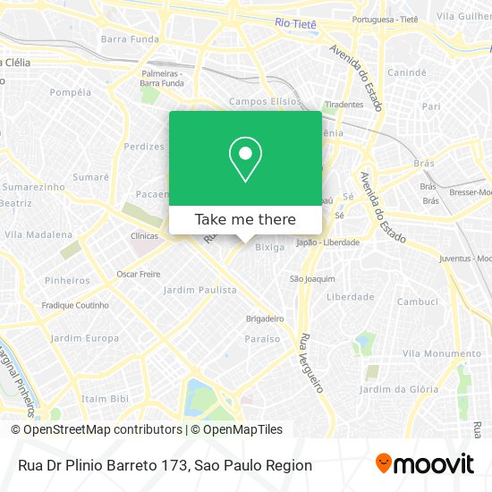 Rua Dr  Plinio Barreto  173 map