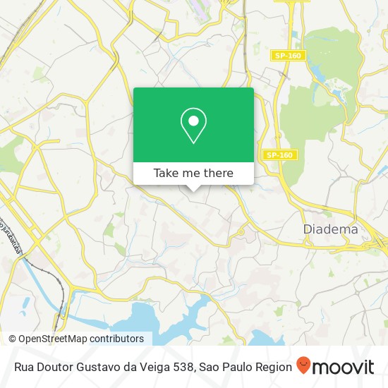 Mapa Rua Doutor Gustavo da Veiga 538