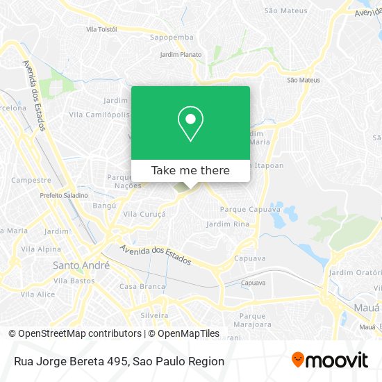 Mapa Rua Jorge Bereta 495