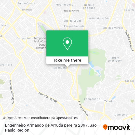 Mapa Engenheiro Armando de Arruda pereira 2397