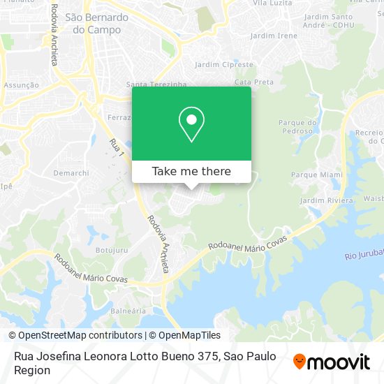 Rua Josefina Leonora Lotto Bueno 375 map