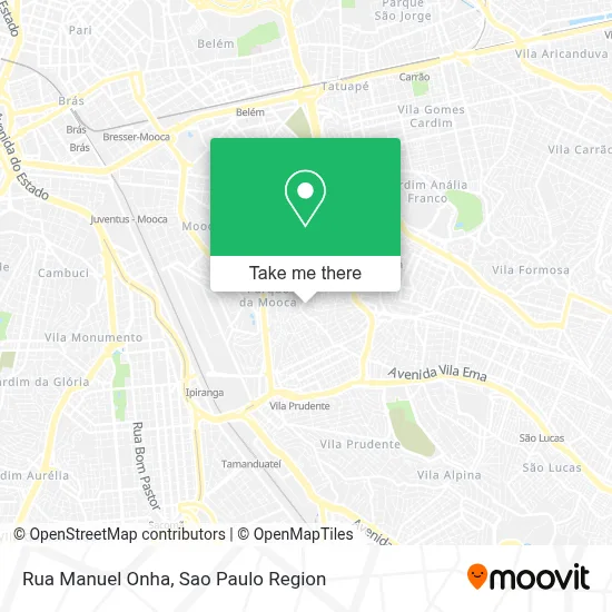 Rua Manuel Onha map