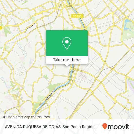 Mapa AVENIDA DUQUESA DE GOIÁS