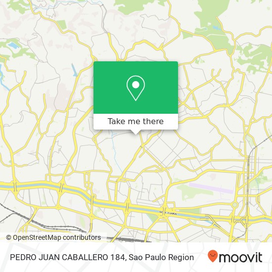 PEDRO JUAN CABALLERO 184 map