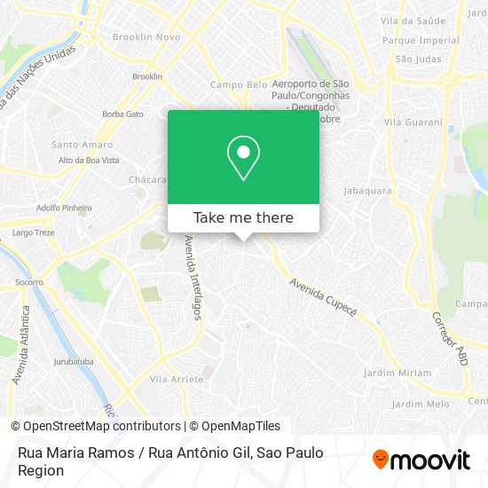 Mapa Rua Maria Ramos / Rua Antônio Gil