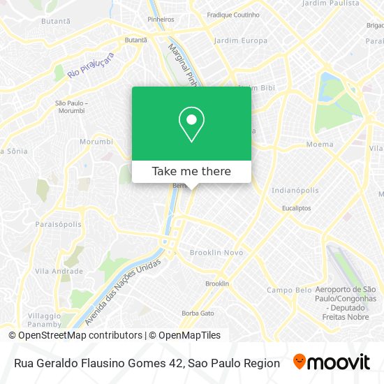 Rua Geraldo Flausino Gomes 42 map