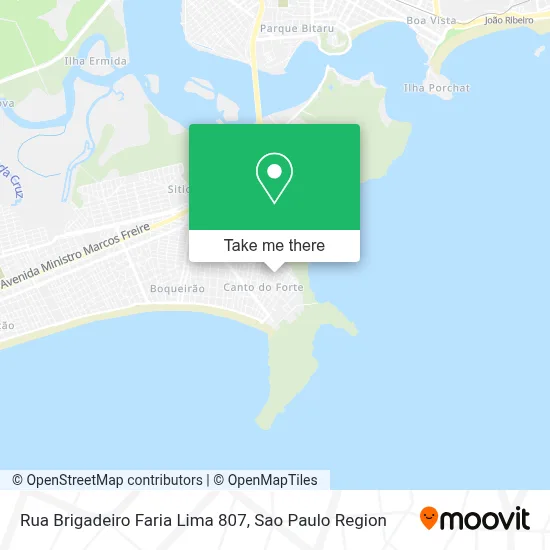 Rua Brigadeiro Faria Lima 807 map