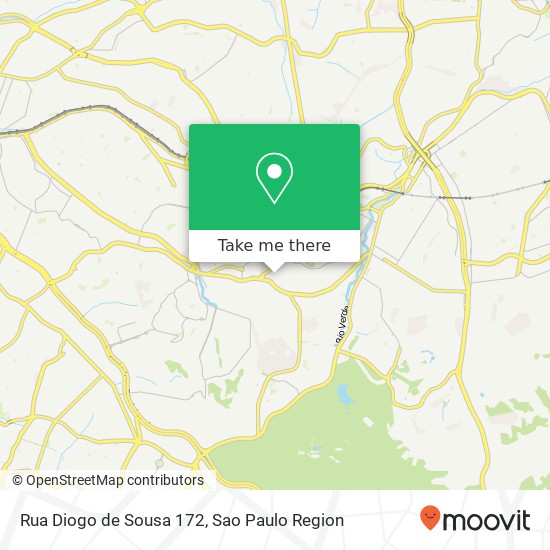 Mapa Rua Diogo de Sousa 172