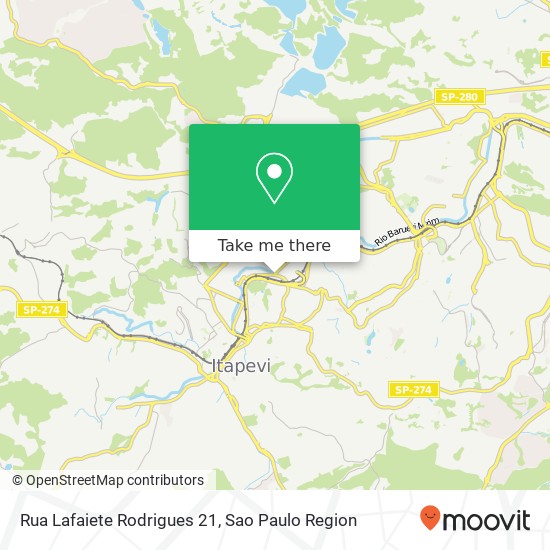 Mapa Rua Lafaiete Rodrigues 21