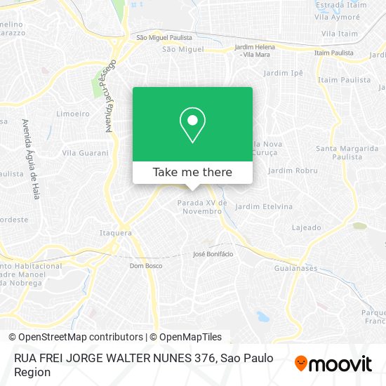 RUA FREI JORGE WALTER NUNES 376 map