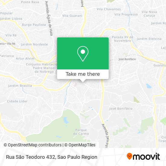 Rua São Teodoro 432 map