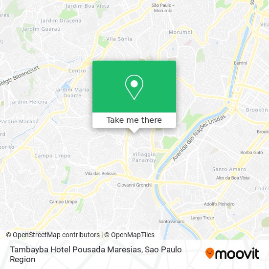 Tambayba Hotel Pousada Maresias map