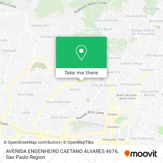 Mapa AVENIDA ENGENHEIRO CAETANO ÁLVARES  4676