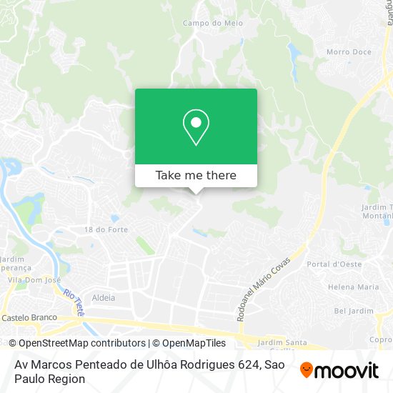 Mapa Av  Marcos Penteado de Ulhôa Rodrigues 624