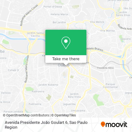 Avenida Presidente João Goulart 6 map