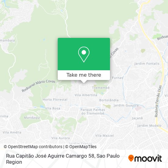 Rua Capitão José Aguirre Camargo 58 map