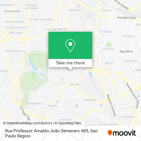 Rua Professor Arnaldo João Semeraro 485 map