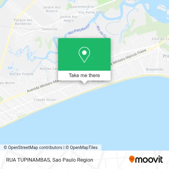 RUA TUPINAMBAS map