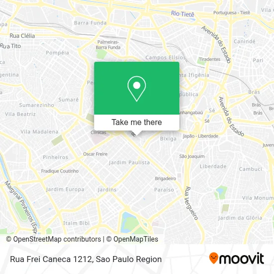 Rua Frei Caneca 1212 map
