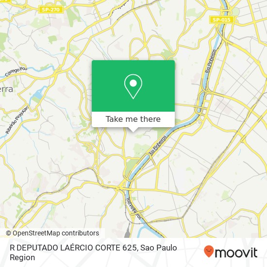 R DEPUTADO LAÉRCIO CORTE 625 map