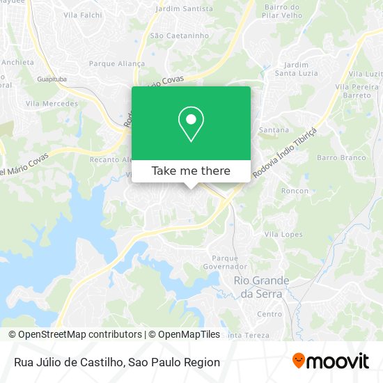 Rua Júlio de Castilho map
