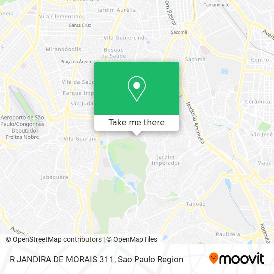 R JANDIRA DE MORAIS 311 map